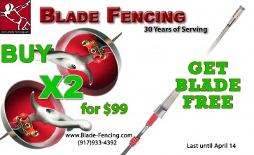 3 PCS Special:Buy 2 Epees get Blade Free