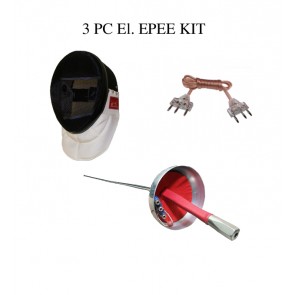 3 PC Epee Set- El. Epee, Epee Mask, And Bodycord
